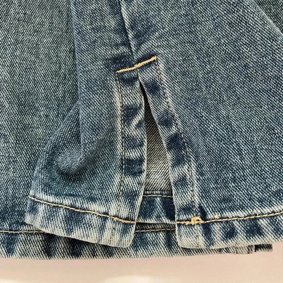 Boston Proper Capri Slit Hem Jeans 100% Cotton Size 2 - Picture 6 of 13